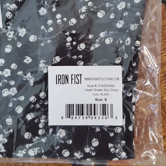 ☠ Iron Fist Death Breath Slip Dress ☠ - Picture 9 of 16